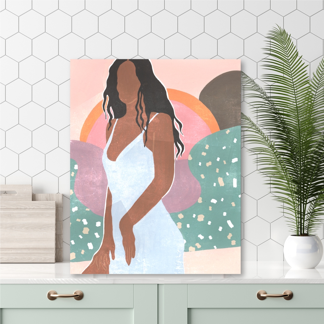 Kulomba Pink Wooden Wall Art - Thumbnail - Image 2