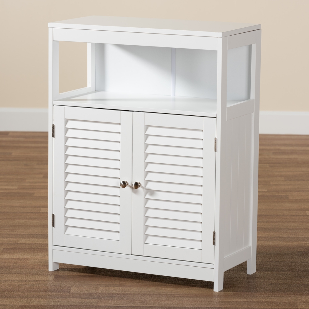 Kunesh White Accent Cabinet - Thumbnail - Image 2