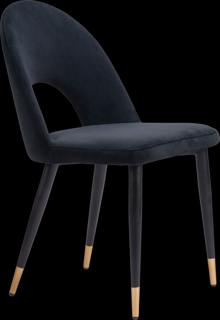 Kuranda Black Side Chair, Set of 2 - Thumbnail - Image 4