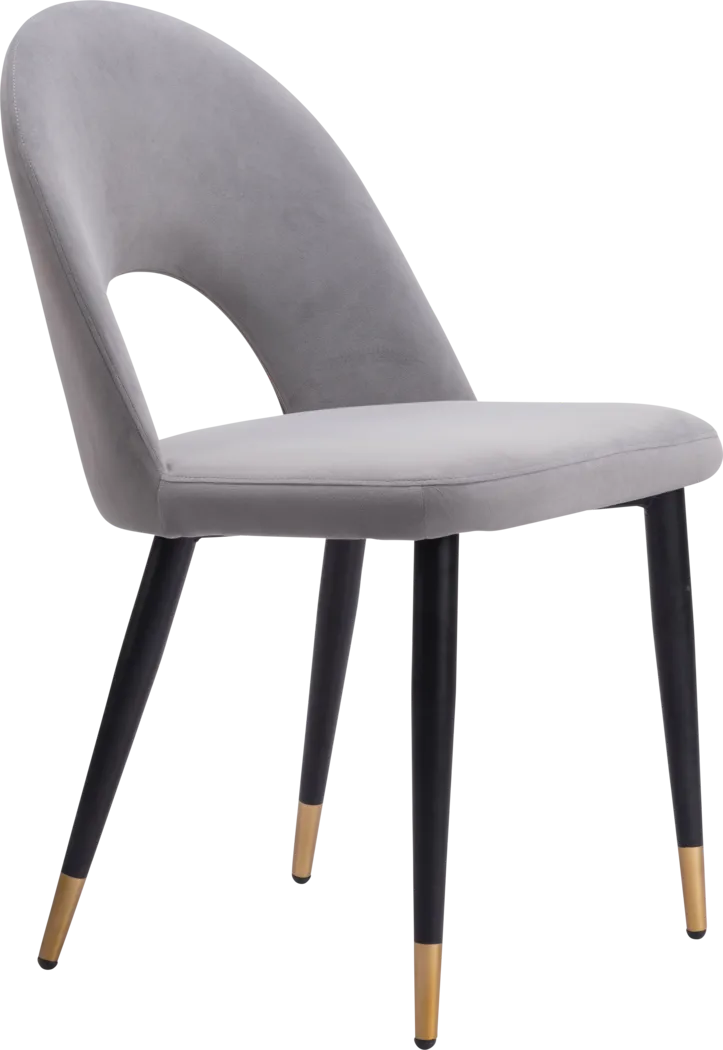 Kuranda Gray Side Chair, Set of 2 - Thumbnail - Image 4