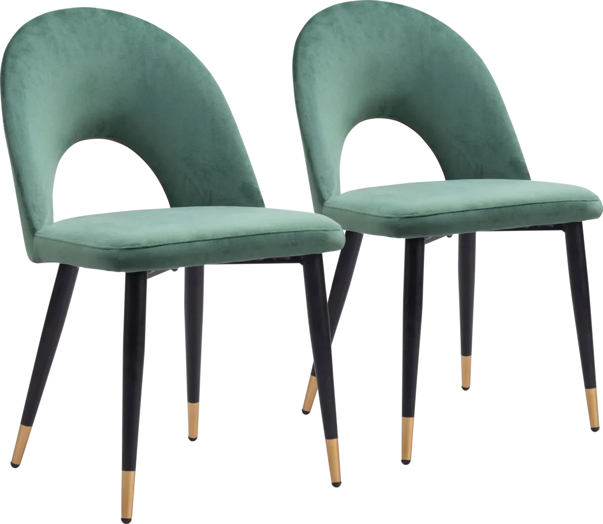 Kuranda Green Side Chair, Set of 2 - Thumbnail - Image 1