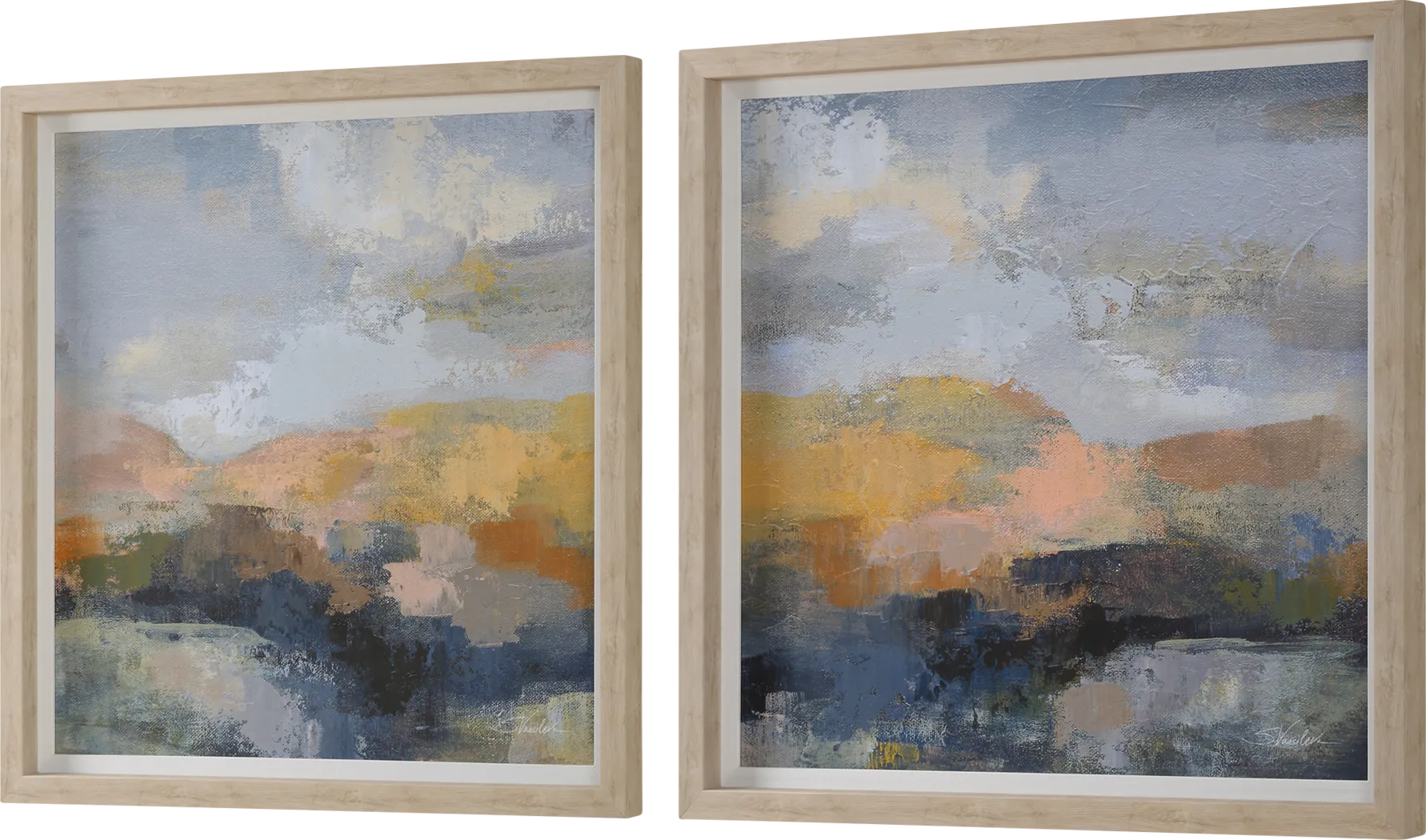Kurte Brown Artwork, Set of 2 - Thumbnail - Image 4