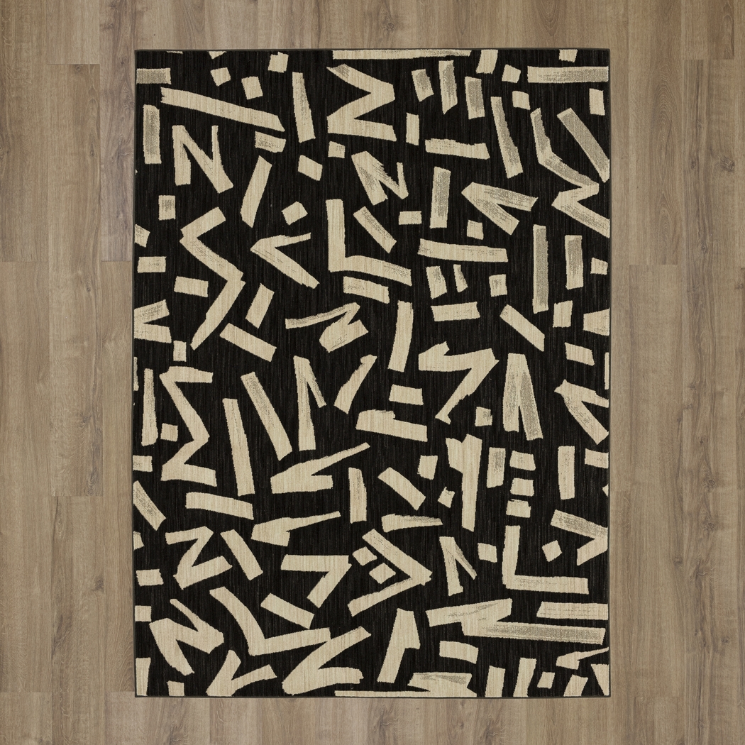 Stacy Garcia Kusal Charcoal 5'3 x 7'10 Rug - Thumbnail - Image 3