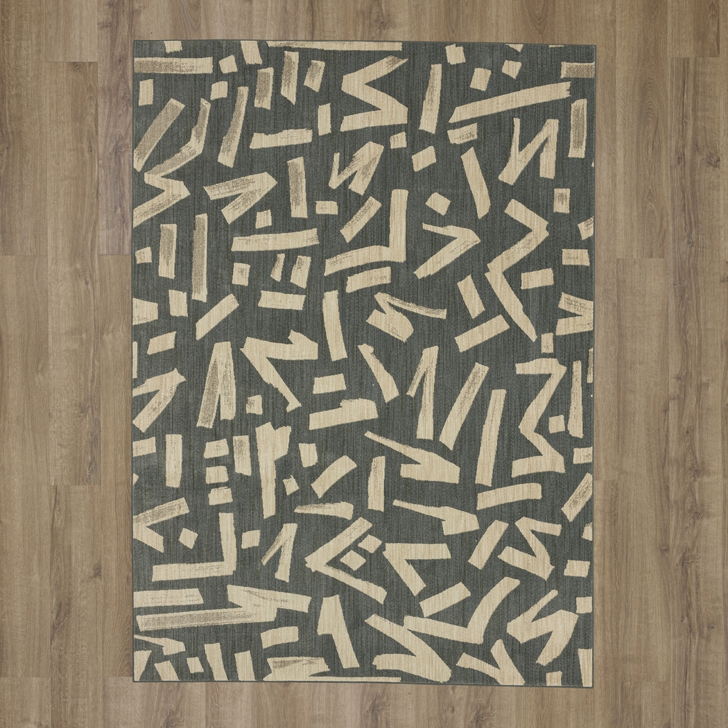 Stacy Garcia Kusal Gray 8' x 11' Rug - Thumbnail - Image 3