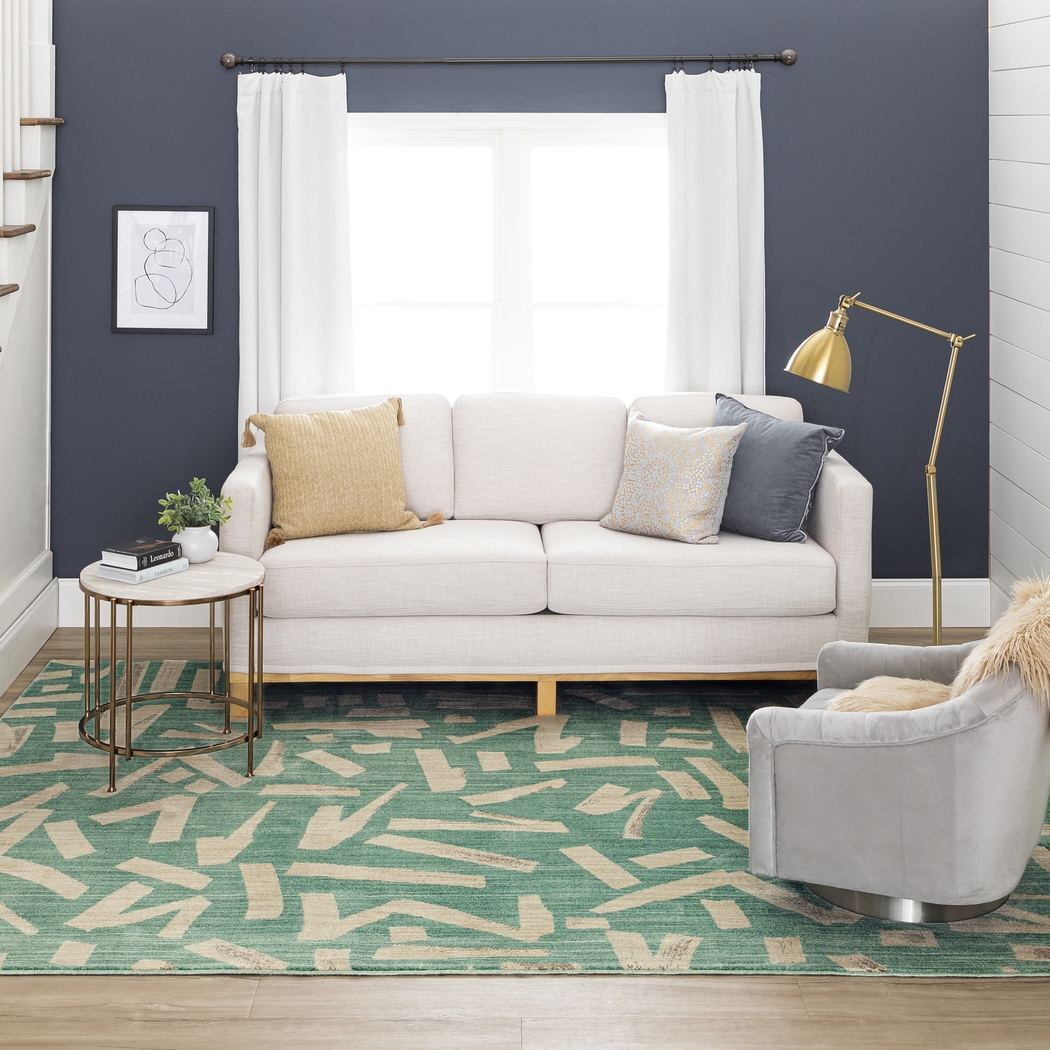 Stacy Garcia Kusal Green 8' x 11' Rug - Thumbnail - Image 2