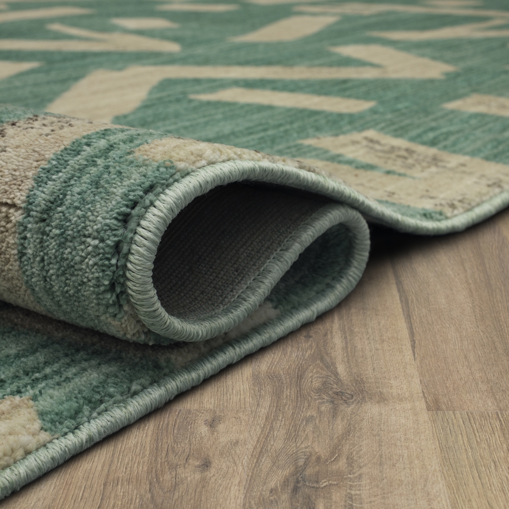 Stacy Garcia Kusal Green 8' x 11' Rug - Thumbnail - Image 9