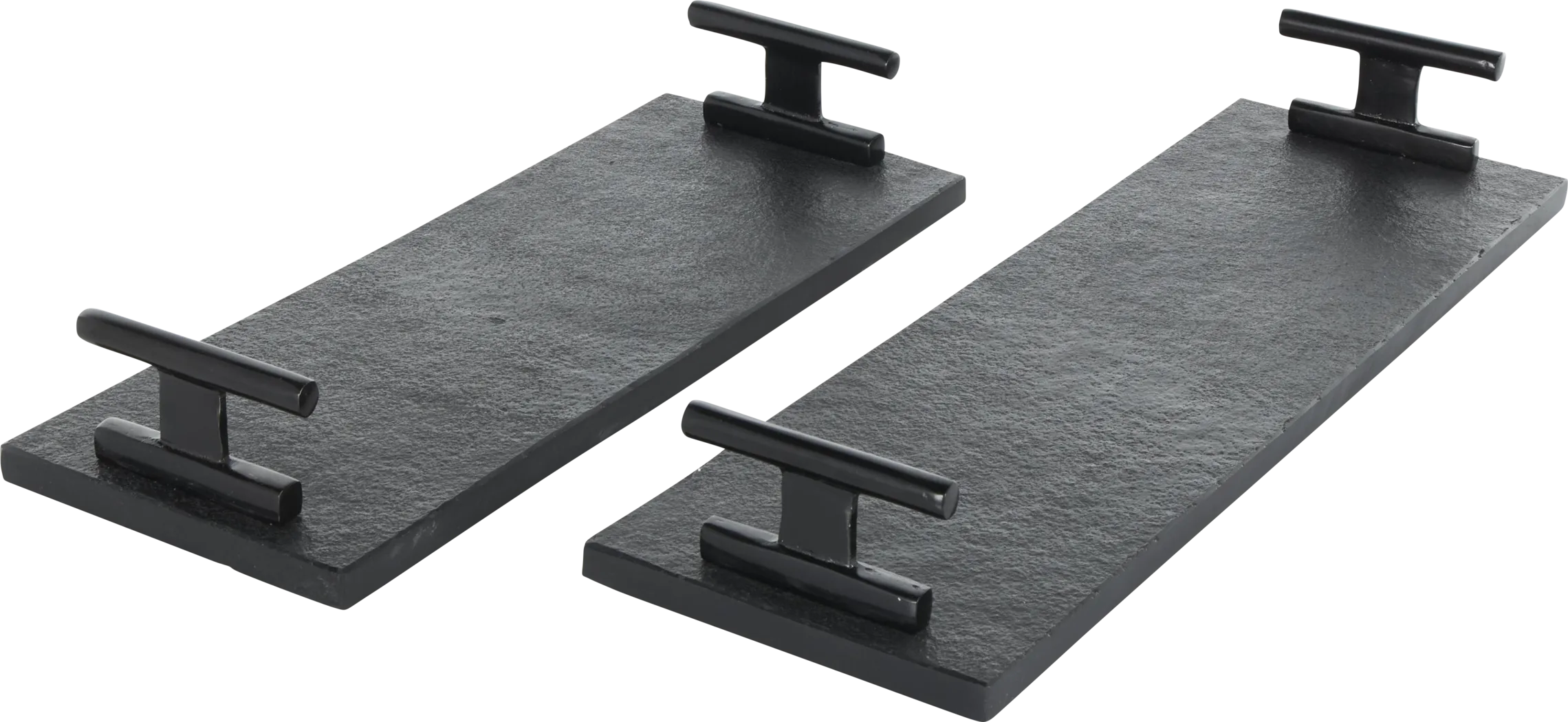 Kusra Black Tray, Set of 2 - Thumbnail - Image 1