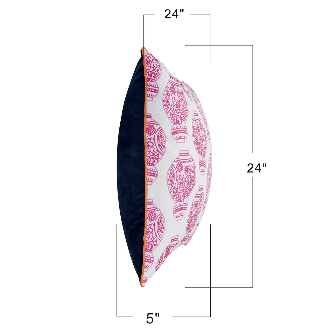 Kuwaya Pink Accent Pillow - Thumbnail - Image 2