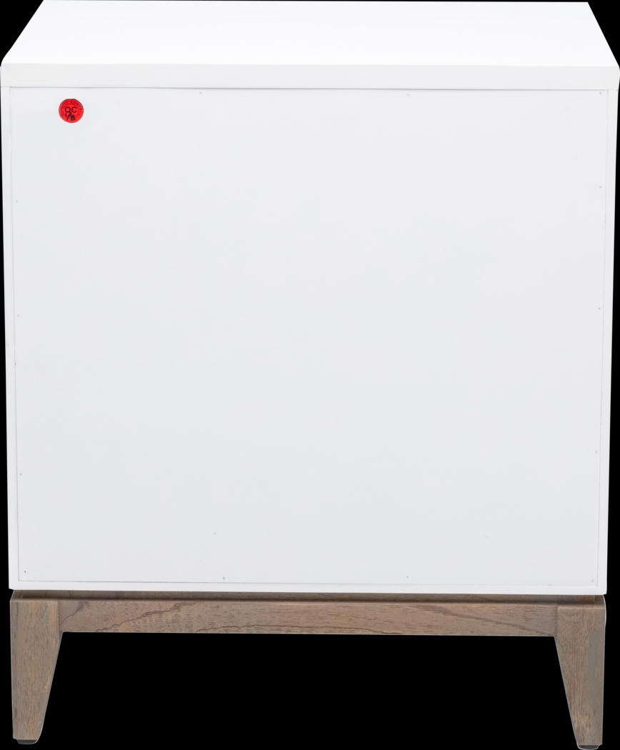 Kwamet White Nightstand - Thumbnail - Image 3
