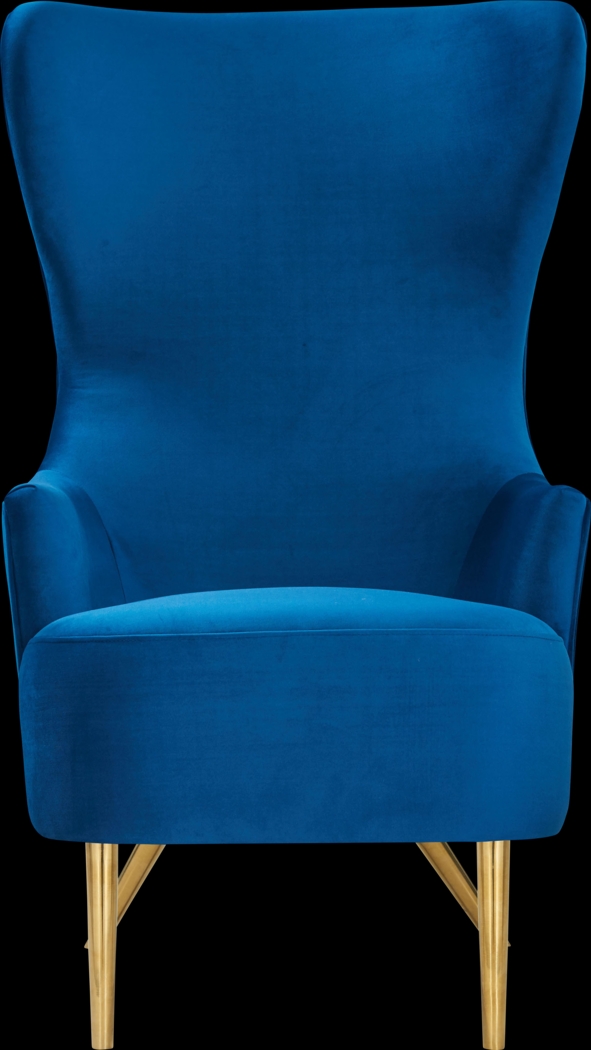 Kweisi Navy Accent Chair - Thumbnail - Image 5