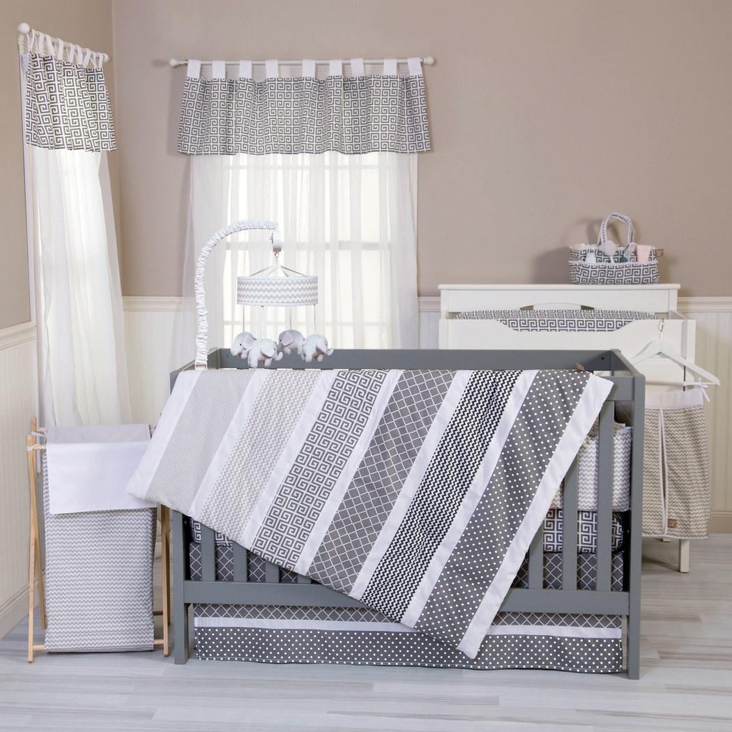Kyan Gray 3 Pc Baby Bedding Set - Thumbnail - Image 1