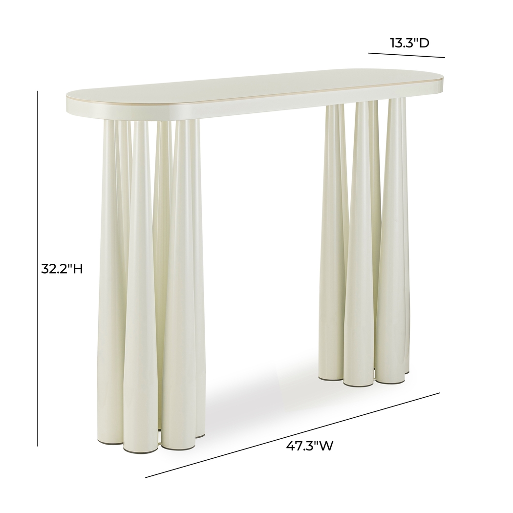 Kyara Cream Console Table - Thumbnail - Image 8