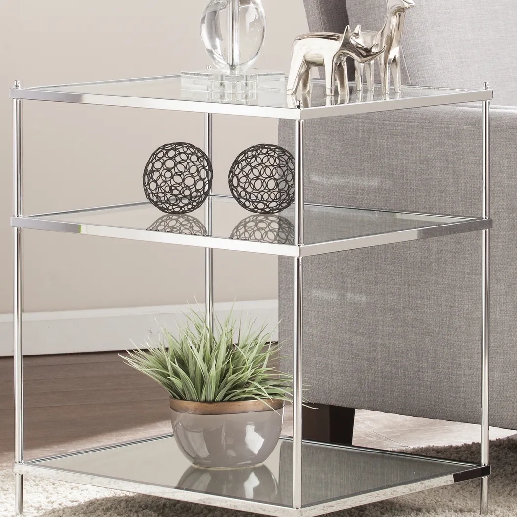 Kyaz Silver End Table - Thumbnail - Image 3