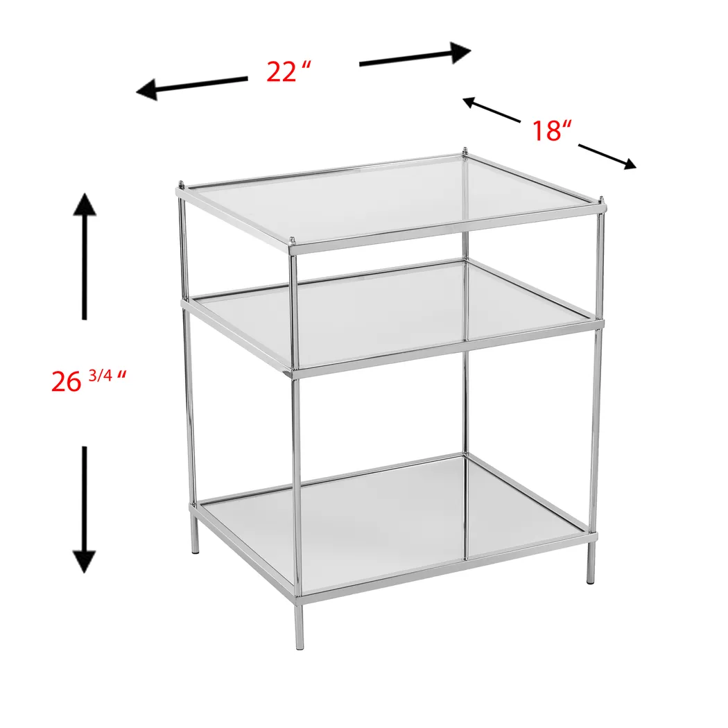 Kyaz Silver End Table - Thumbnail - Image 4