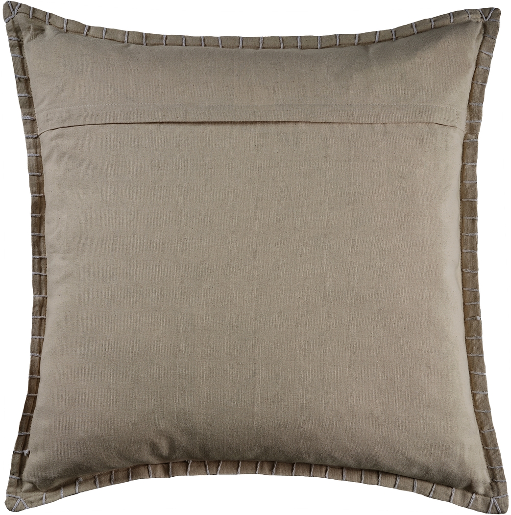 Kyenna Brown Throw Pillow - Thumbnail - Image 5