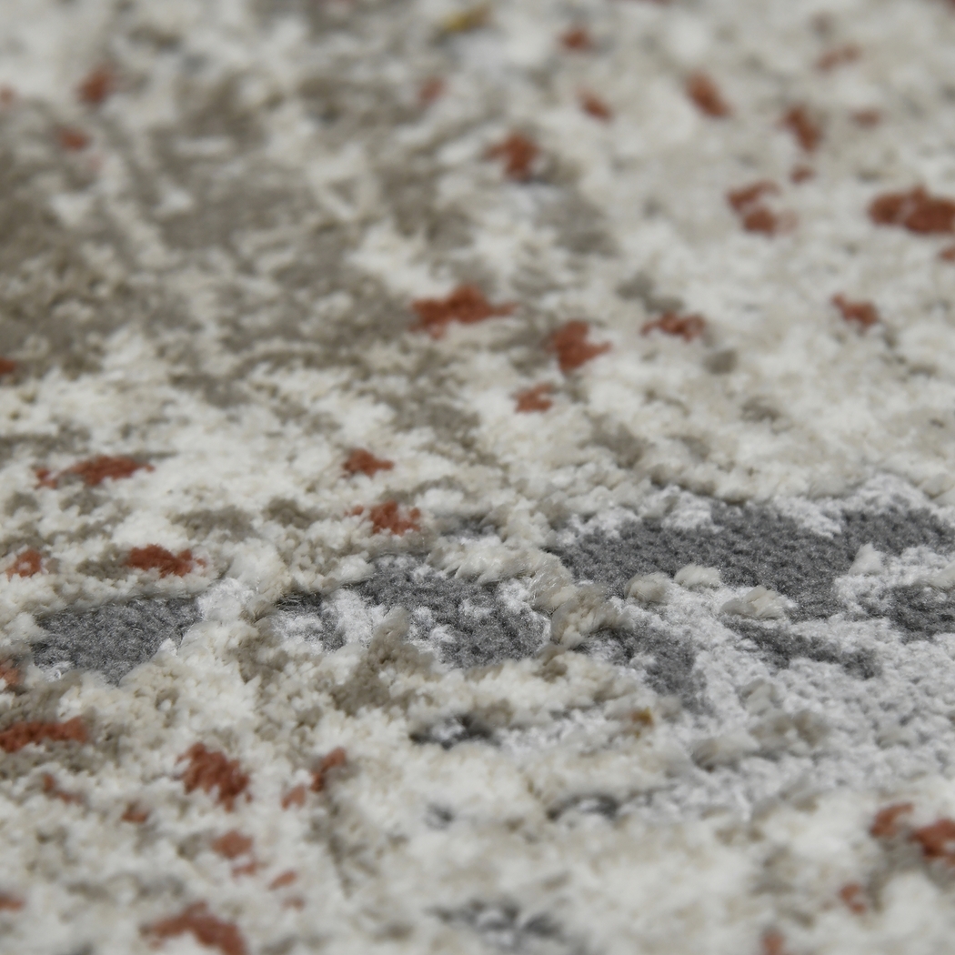 Kyish Ivory/Gray 5'3 x 7'9 Rug - Thumbnail - Image 6