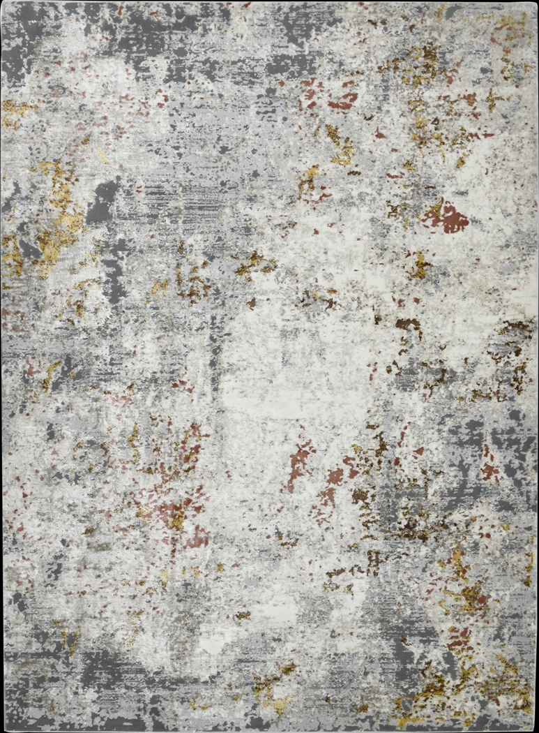 Kyish Ivory/Gray 5'3 x 7'9 Rug - Thumbnail - Image 1