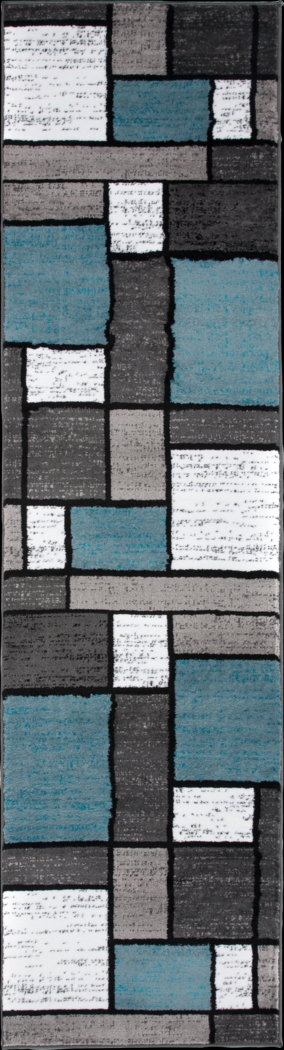 Kylan Blue 2' x 7'2 Runner Rug - Thumbnail - Image 1