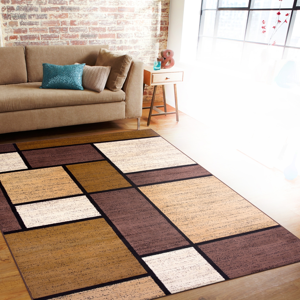 Kylan Brown 7'10 x 10'2 Rug - Thumbnail - Image 3