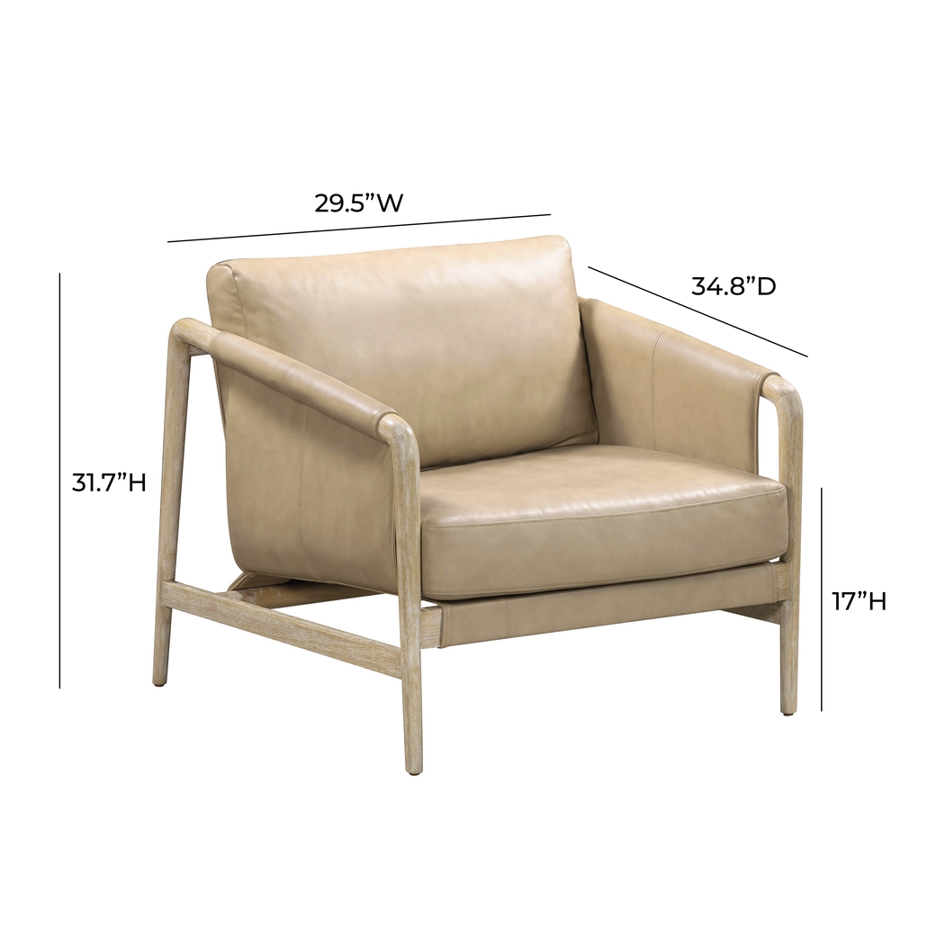 Kyleigh Tan Accent Chair - Thumbnail - Image 6