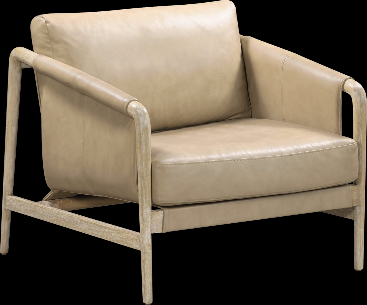 Kyleigh Tan Accent Chair - Thumbnail - Image 1
