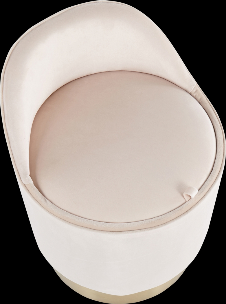 Kylman Cream Vanity Stool - Thumbnail - Image 6
