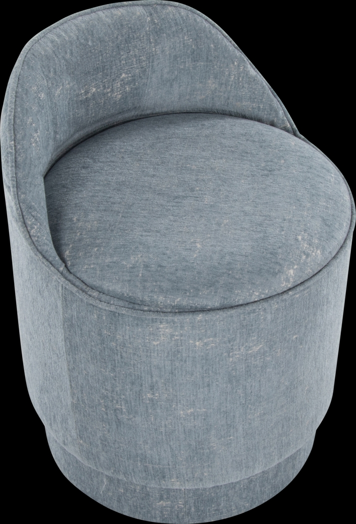 Kylman II Blue Vanity Stool - Thumbnail - Image 10
