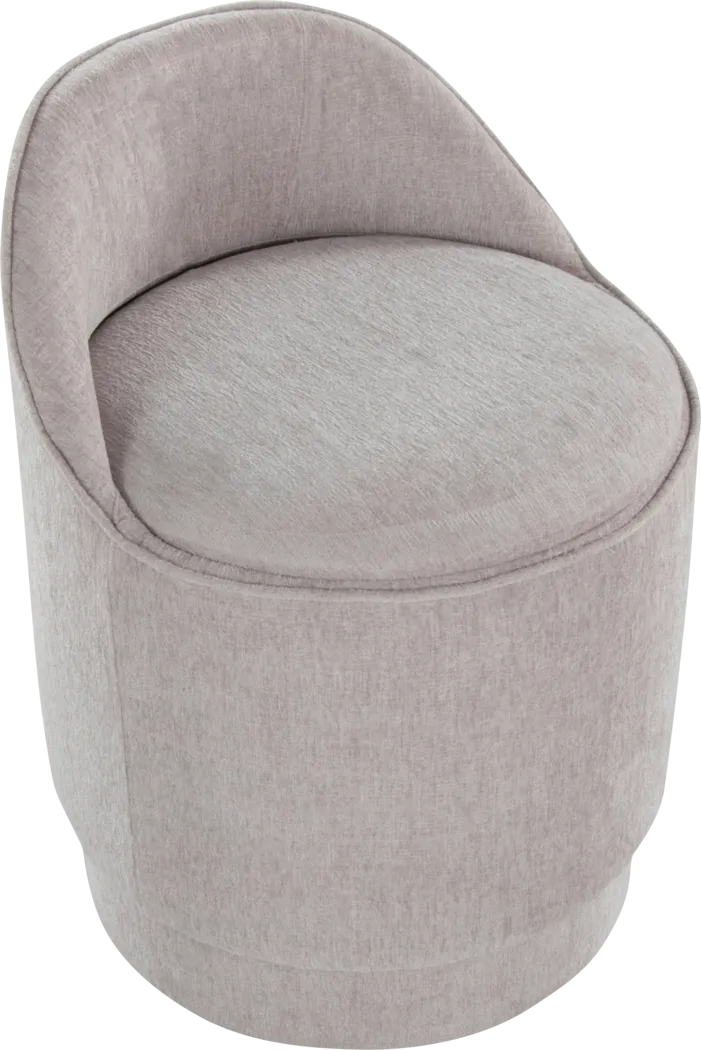 Kylman II Gray Vanity Stool - Thumbnail - Image 10