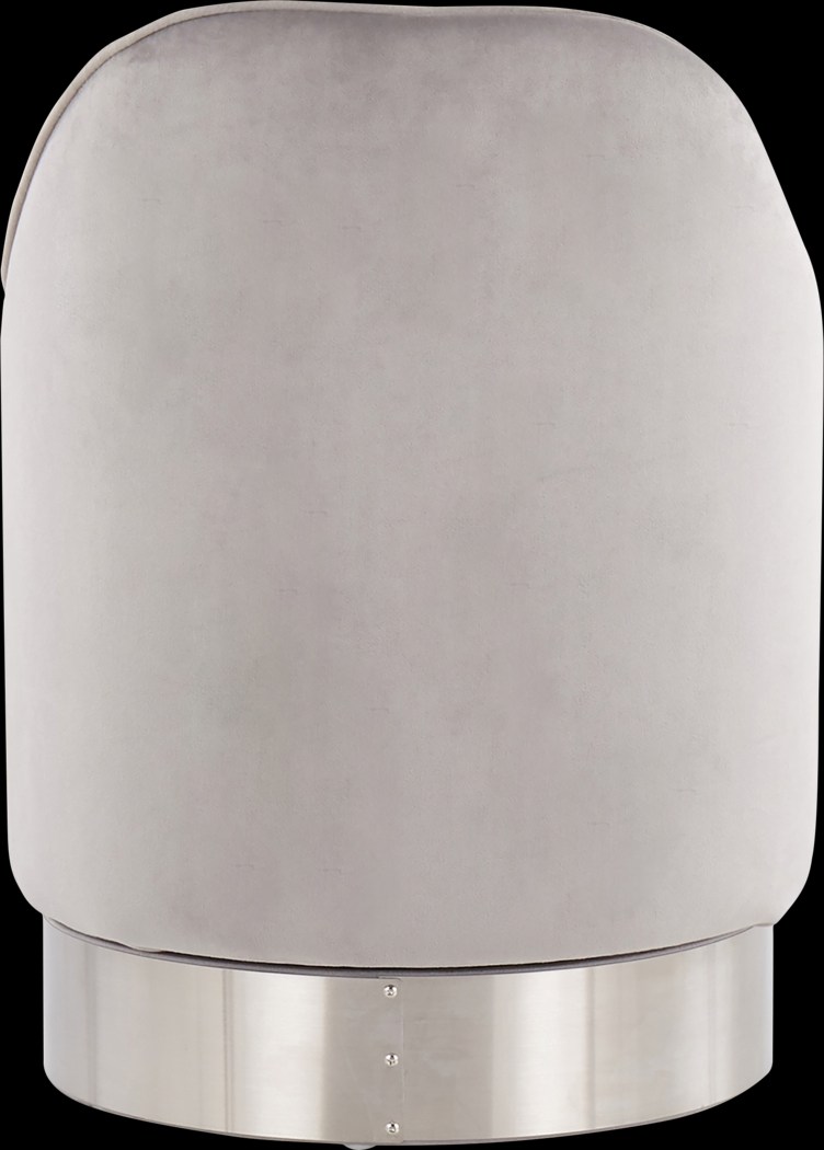 Kylman Silver Vanity Stool - Thumbnail - Image 4