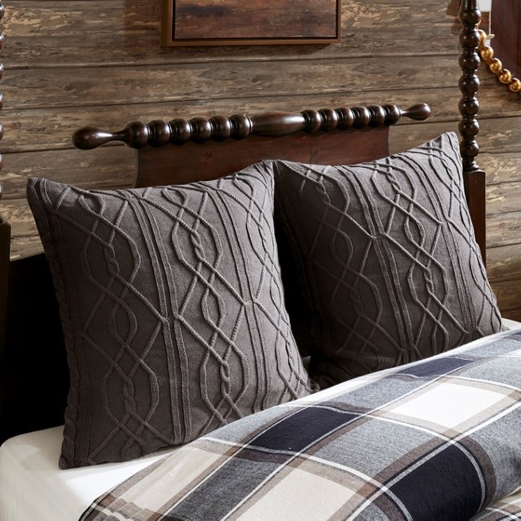 Kyndle Brown Queen Comforter Set - Thumbnail - Image 10
