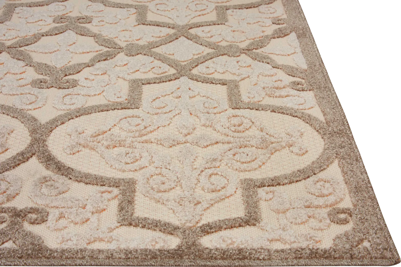Kyrah Cream 5' x 8' Indoor/Outdoor Rug - Thumbnail - Image 4