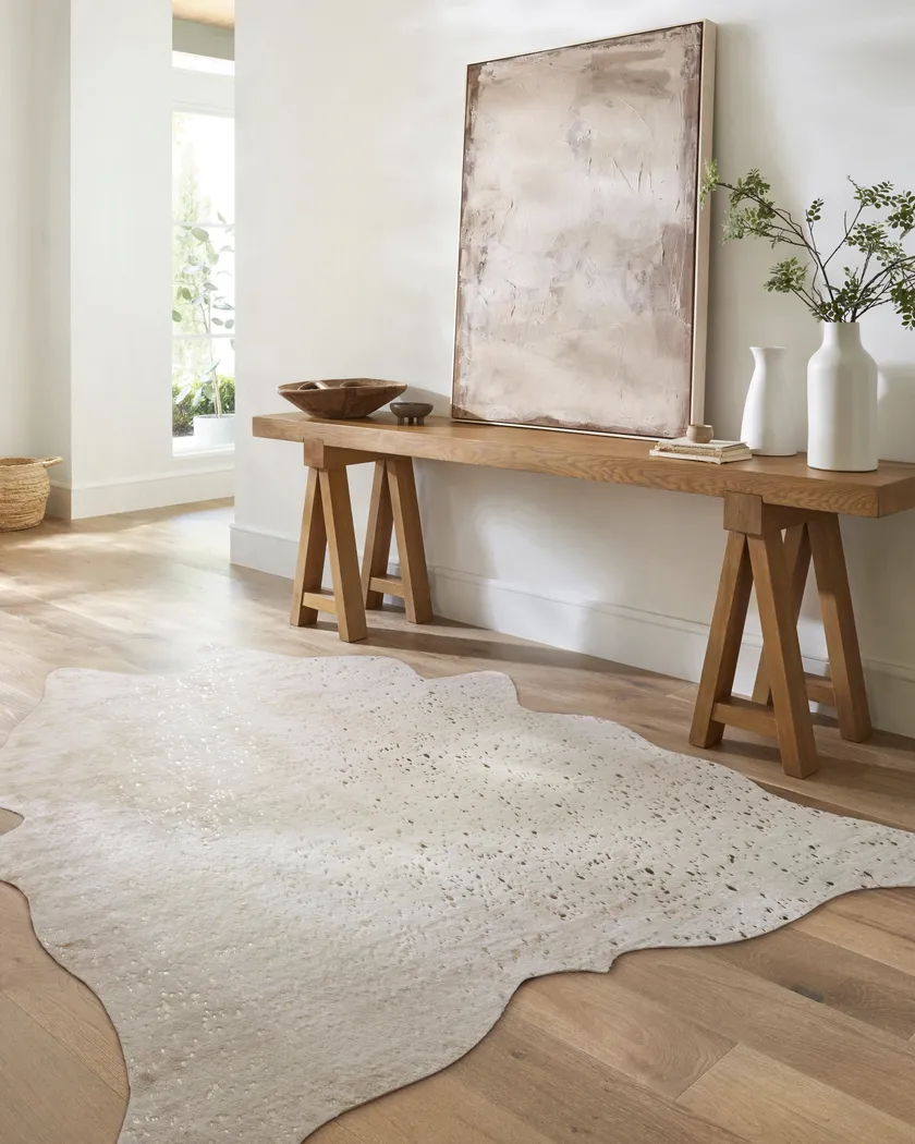 Kyre White 5' x 6'6 Rug - Thumbnail - Image 3