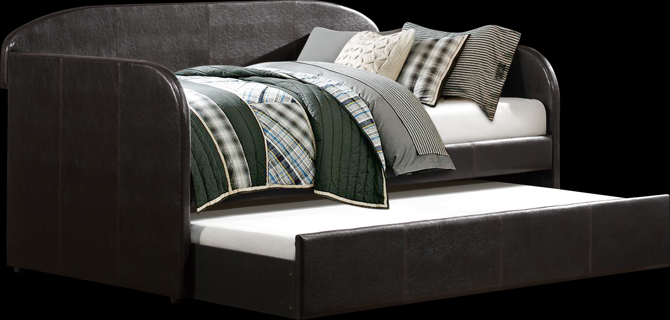 La Bayard Brown Daybed with Twin Storage Trundle - Thumbnail - Image 1