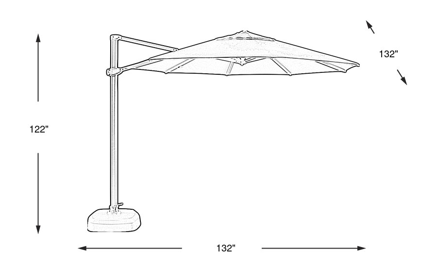 Dimension Image. Please refer to the Dimension Tab on this page for dimension details.
