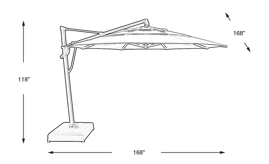 Dimension Image. Please refer to the Dimension Tab on this page for dimension details.