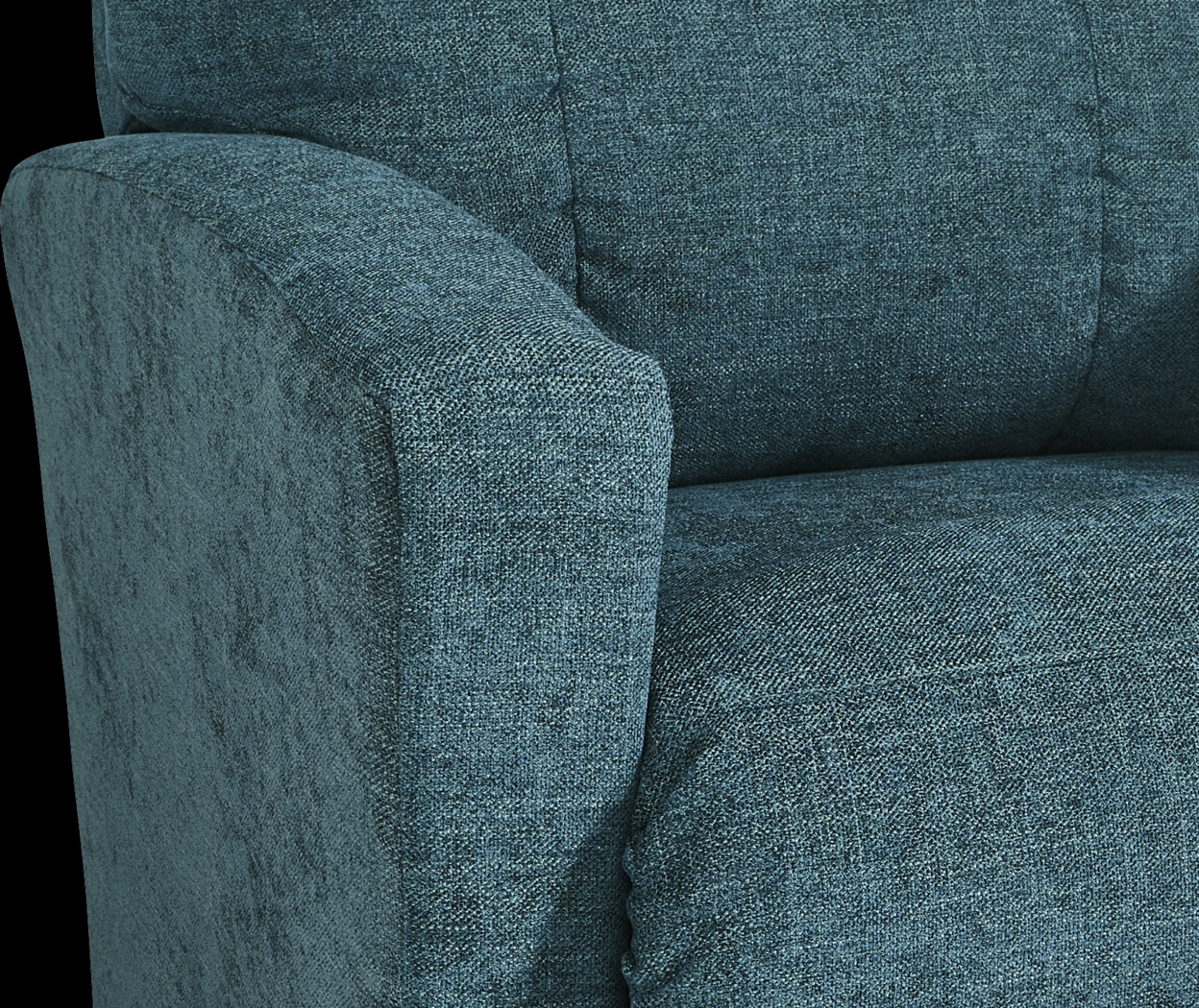 La-Z-Boy Casey I Teal Rocker Recliner - Thumbnail - Image 4