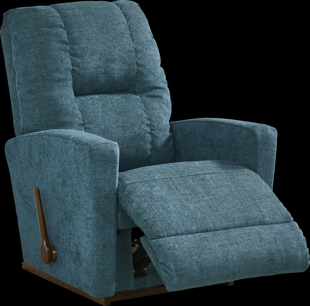 La-Z-Boy Casey I Teal Rocker Recliner - Thumbnail - Image 1