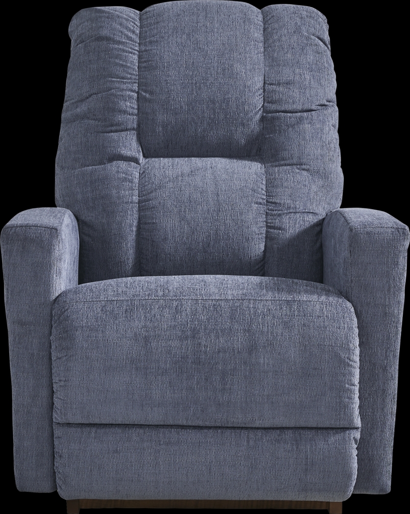 La-Z-Boy Casey III Blue Woven Dual Power Recliner | Rooms to Go
