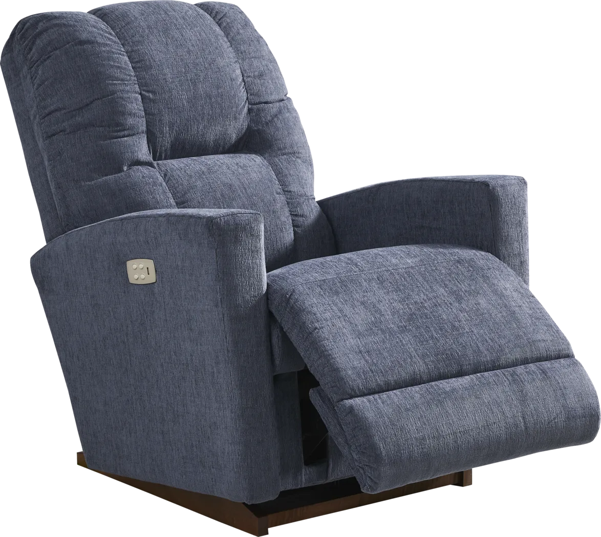 La-Z-Boy Casey III Blue Dual Power Recliner - Thumbnail - Image 1