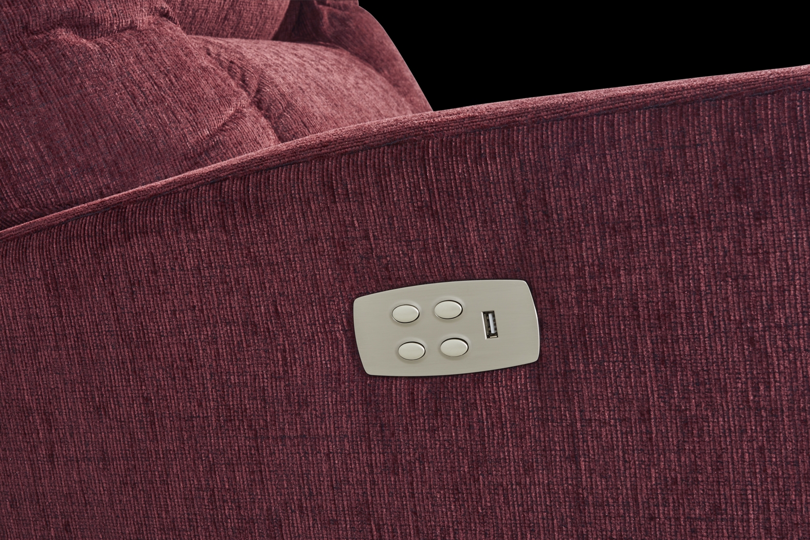 La-Z-Boy Casey III Red Dual Power Recliner - Thumbnail - Image 3