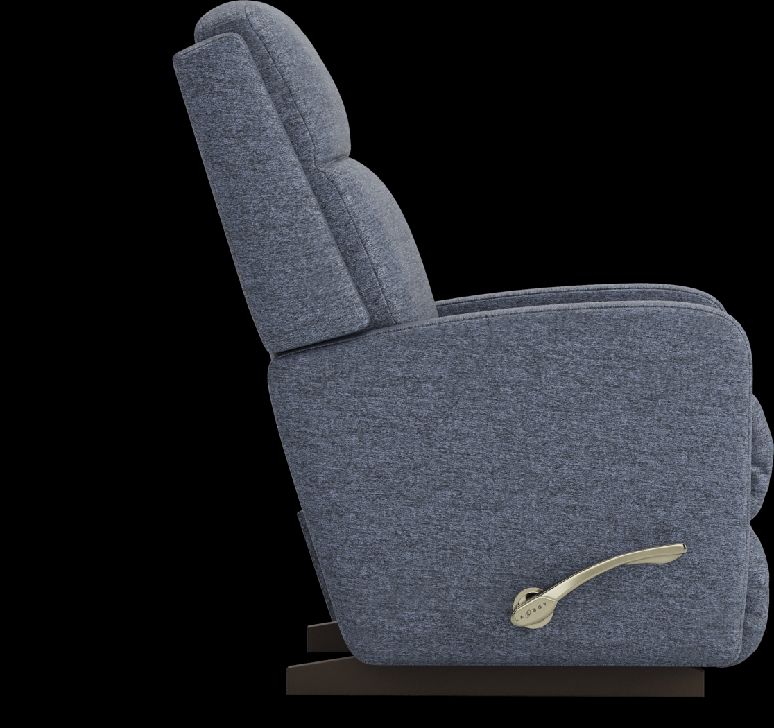 La-Z-Boy Finley I Blue Rocker Recliner - Thumbnail - Image 3