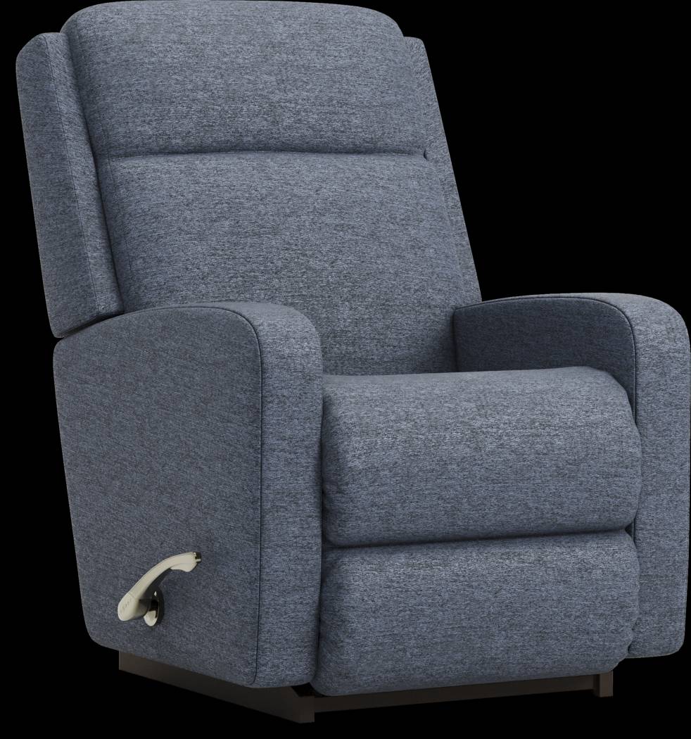 La-Z-Boy Finley I Blue Rocker Recliner - Thumbnail - Image 4