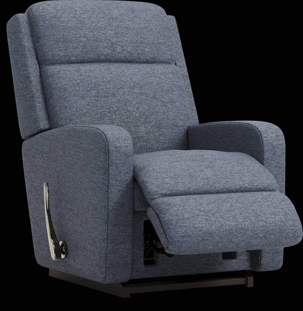 La-Z-Boy Finley I Blue Rocker Recliner - Thumbnail - Image 1