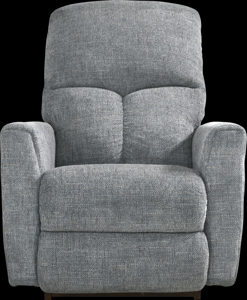La-Z-Boy Hawthorn III Blue Dual Power Recliner - Thumbnail - Image 2