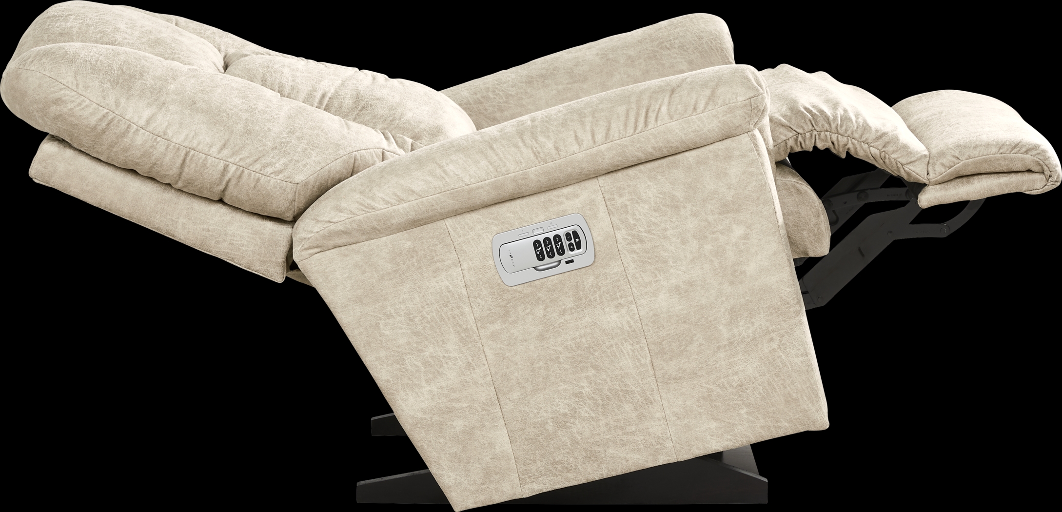 La-Z-Boy Jasper III Beige Dual Power Recliner - Thumbnail - Image 2