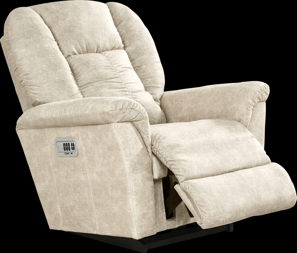 La-Z-Boy Jasper III Beige Dual Power Recliner - Thumbnail - Image 1
