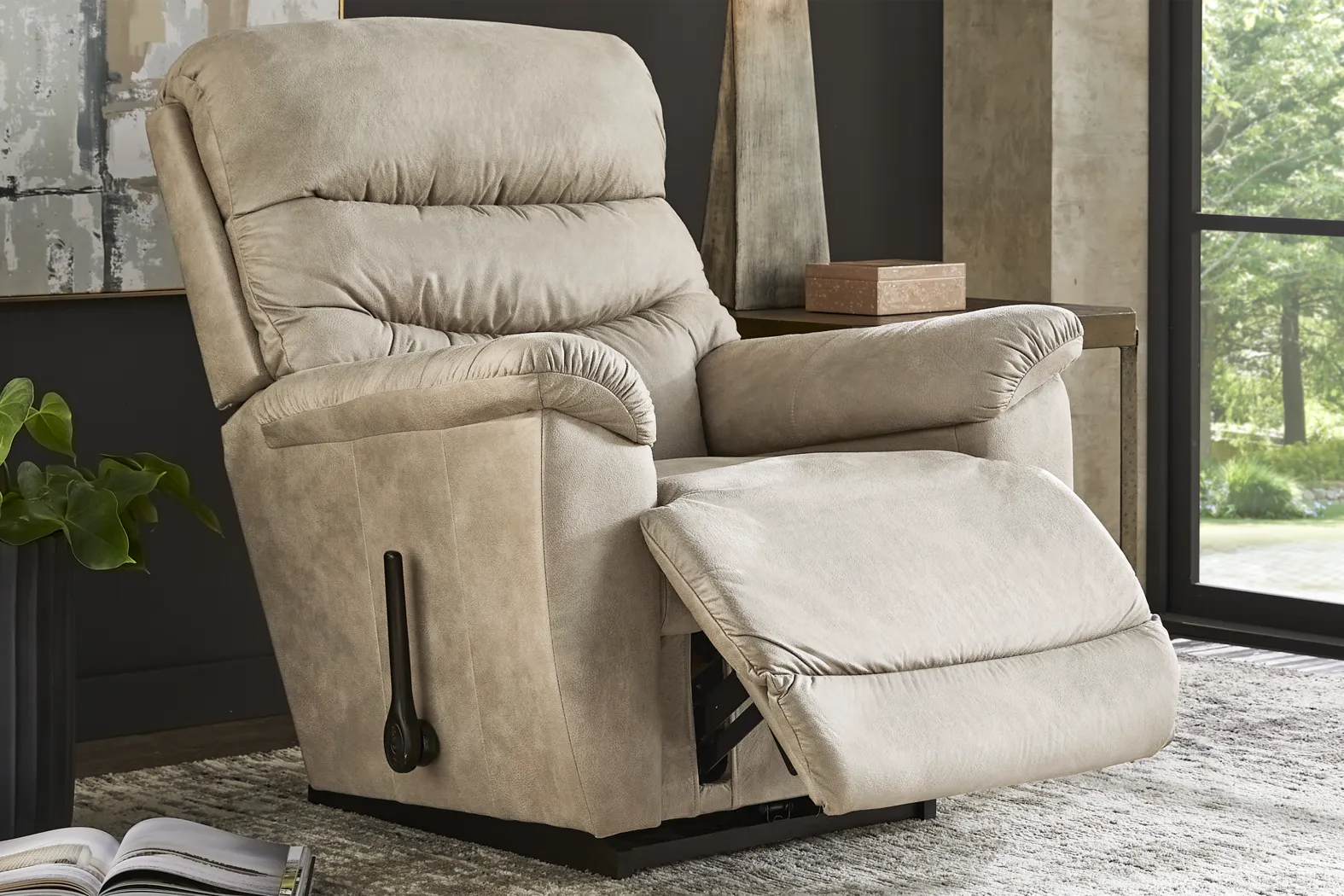 La-Z-Boy Joshua Gray Rocker Recliner - Image 11