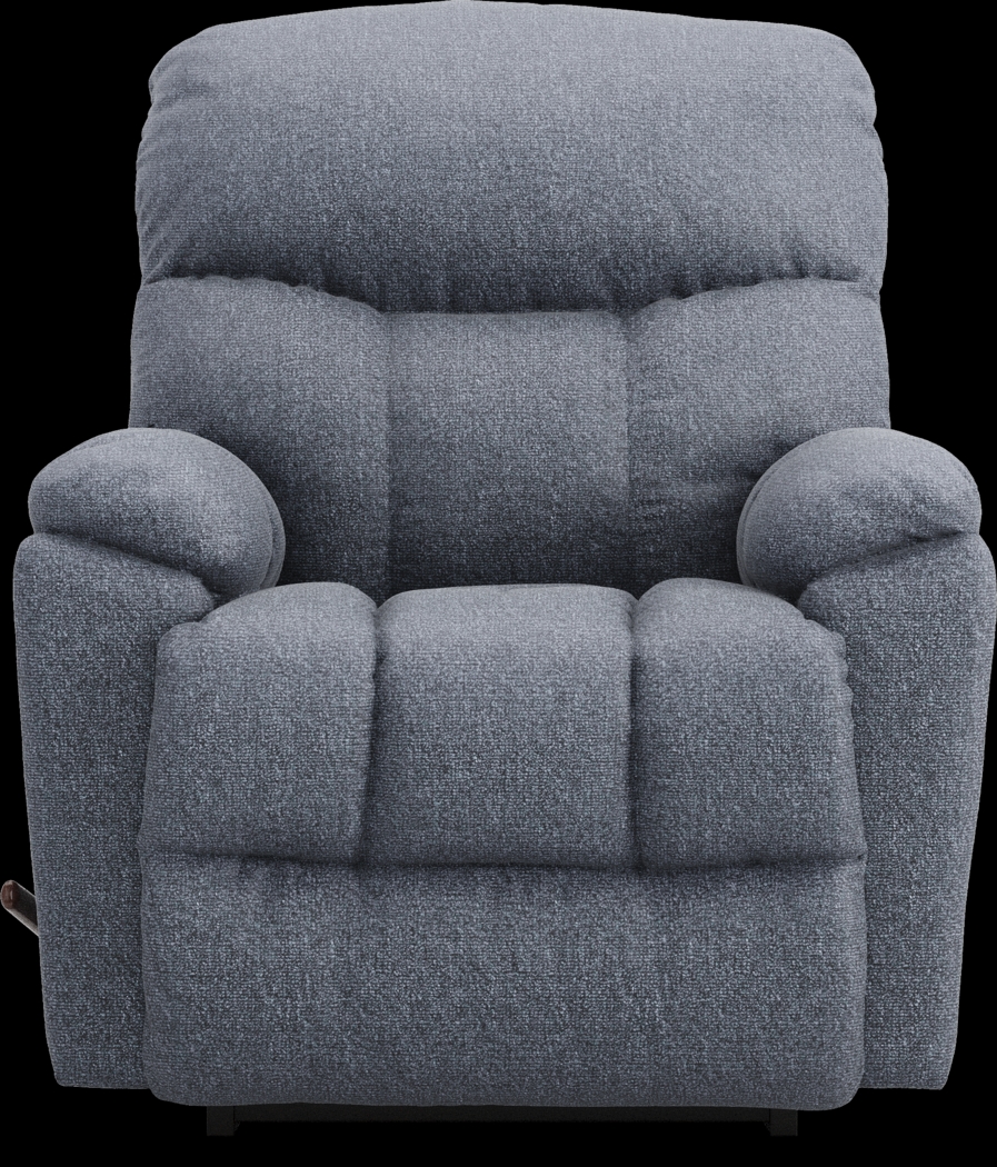 La-Z-Boy Morrison I Slate Blue Rocker Recliner - Thumbnail - Image 3