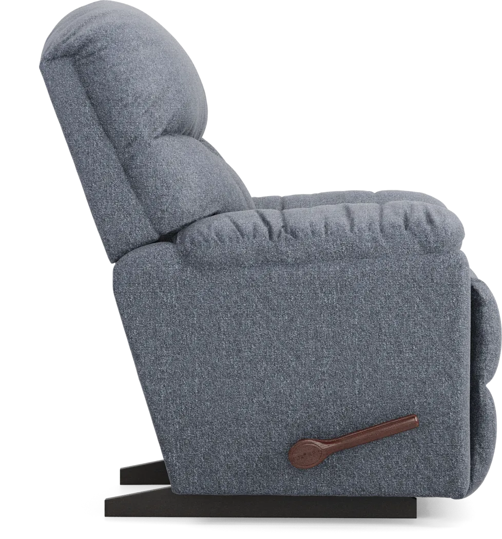 La-Z-Boy Morrison I Slate Blue Rocker Recliner - Image 6