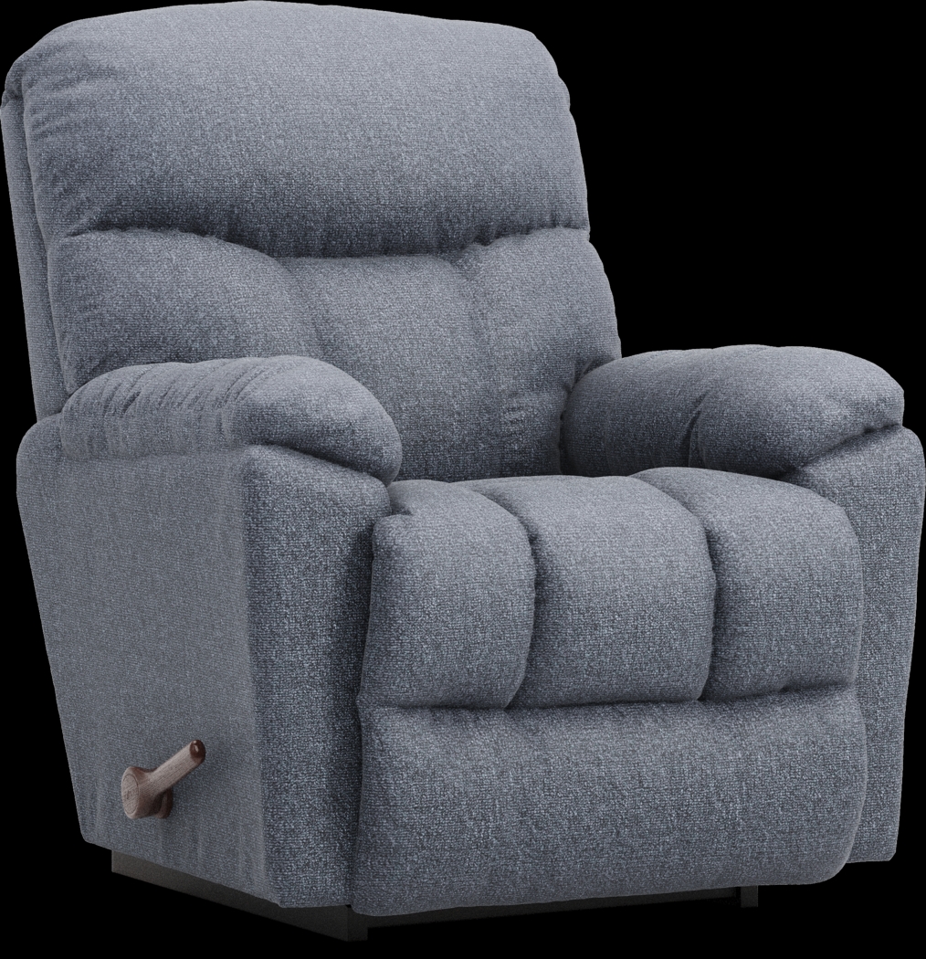 La-Z-Boy Morrison I Slate Blue Rocker Recliner - Thumbnail - Image 1